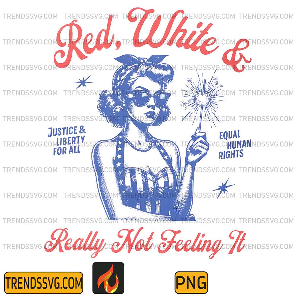 Red-White-Blue-Anti-Fourth-Of-July-Protest-Png