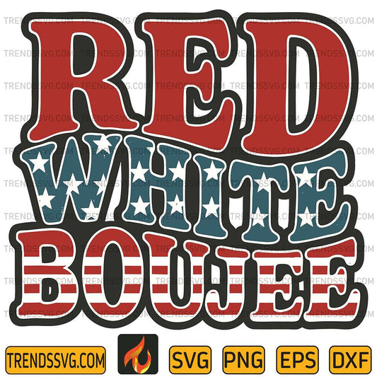 Red-White-Boujee-Svg