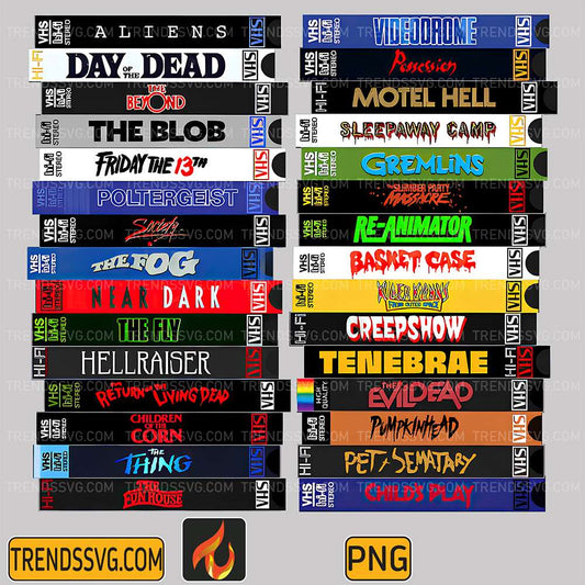 Retro-80s-Movies-Vhs-Stacks-Png