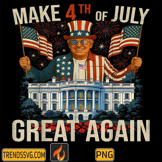 Retro-Make-4th-Of-July-Great-Again-President-Trump-Png