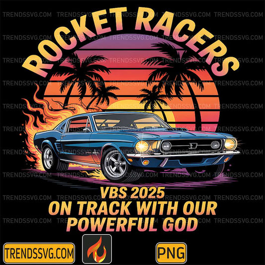 Rocket-Racers-Vbs-2025-On-Track-With-Our-Powerful-God-Png