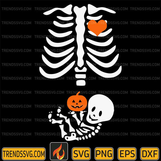 Skeleton-Baby-Svg