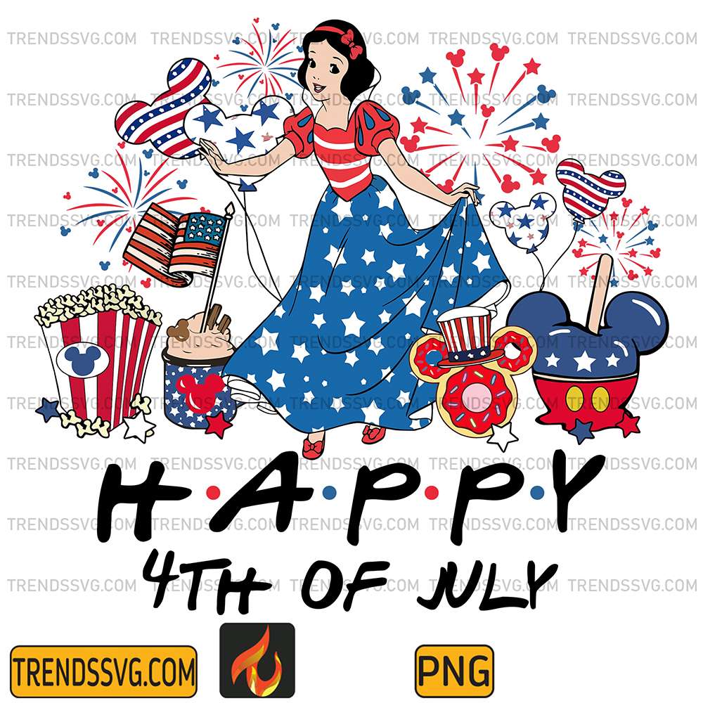 SnoSnow-White-America-Happy-4th-Of-July-Png
