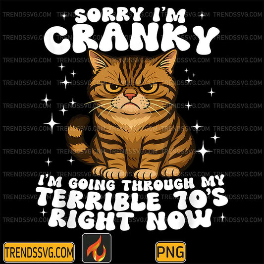 Sorry-I-m-Cranky-I-m-Going-Through-My-Terrible-70-s-Right-Now-Cat-Png