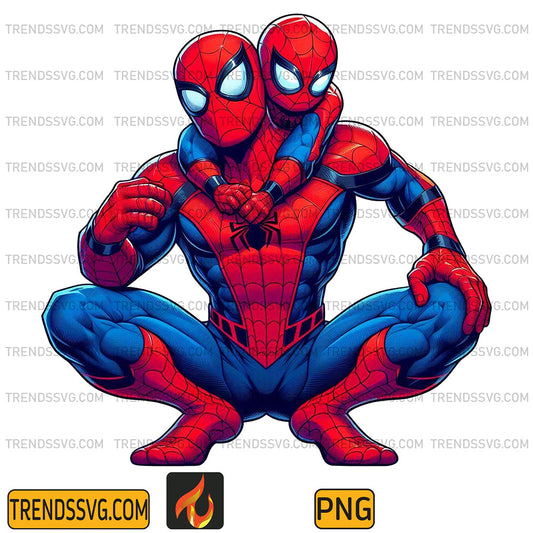 Spider-Man-Dad-And-Son-Png