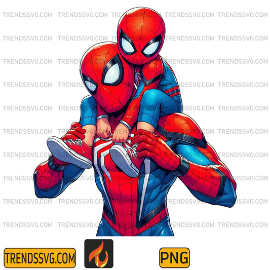 Spider-Man-Dad-And-Son-Png_5