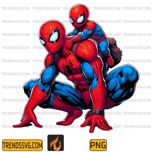 Spider-Man-Dad-And-Son-Png_6