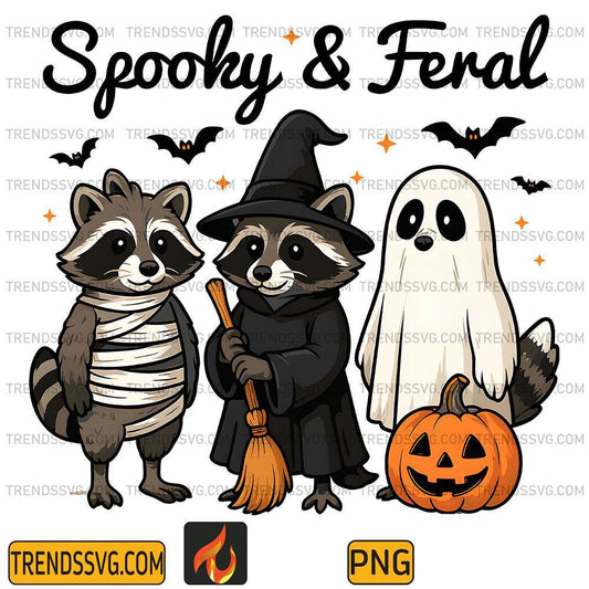 Spooky-And-Feral-Raccoon-Png