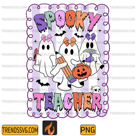 Spooky-Teacher-Halloween-Frame-Style-Png
