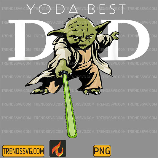 Star-Wars-Yoda-Lightsaber-Best-Dad-Png