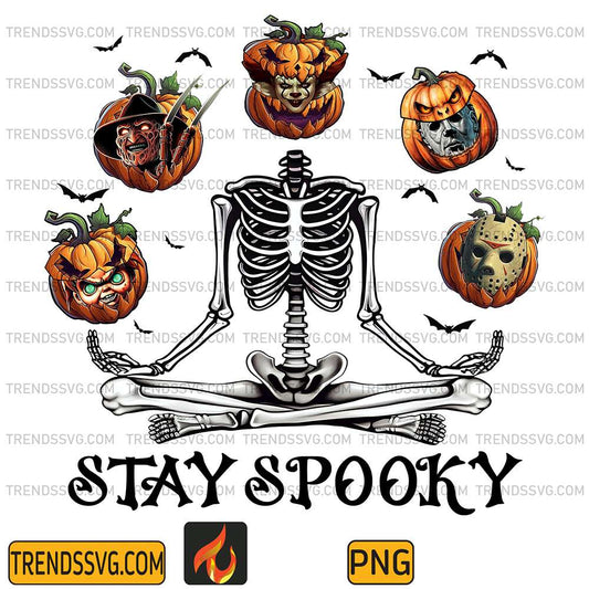 Stay-Spooky-Skeleton-Pumpkin-Png