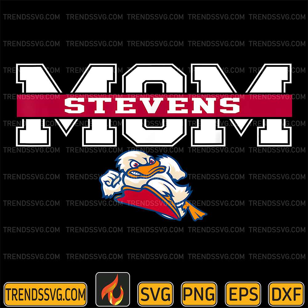 Stevens-Institute-Of-Technology-Mom-College-Spirit-Duck-Mascot-Svg