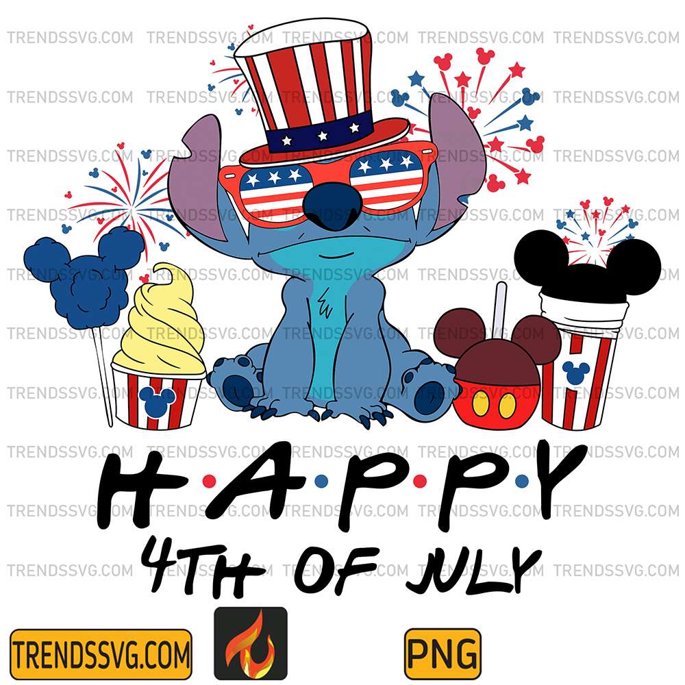 Stitch-America-Happy-4th-Of-July-Png