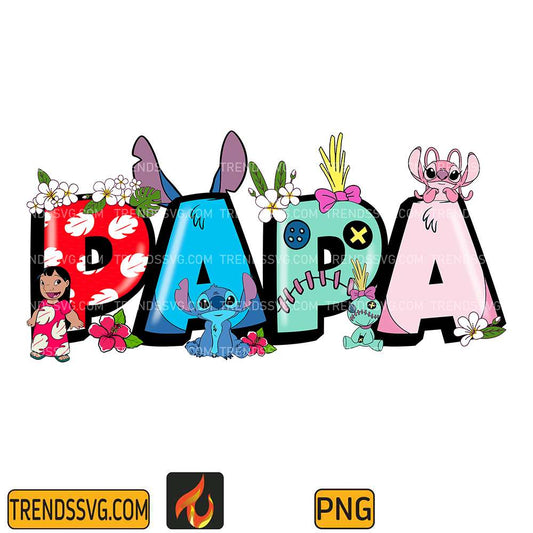 Stitch-Papa-Png