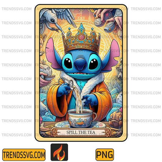 StitchSpillTheTeaMomTarotCardPng