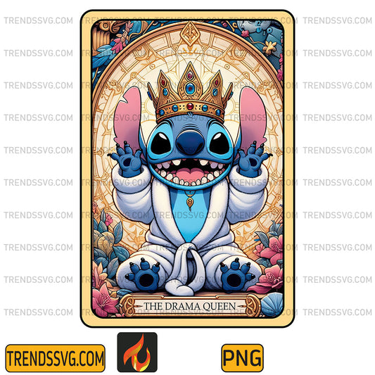 StitchTheDramaQueenMomTarotCardPng