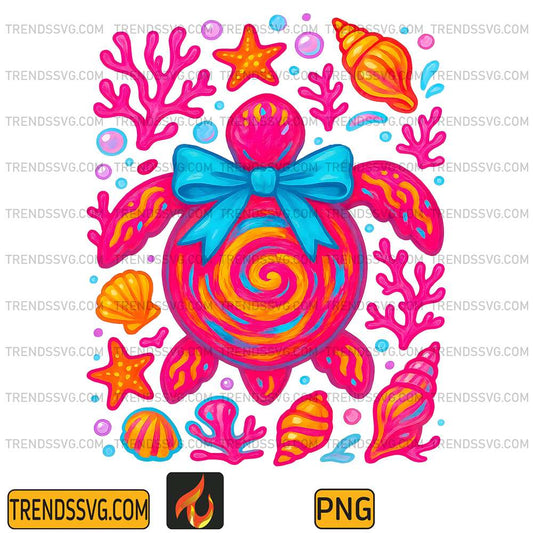 Summer Turtle Png TRENDSSVG