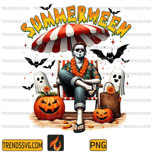 Summerween Horror Michael Myers Halloween Png TRENDSSVG