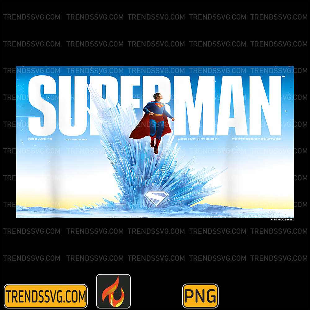 Superman-2025-Fortress-Of-Solitude-Poster-Png