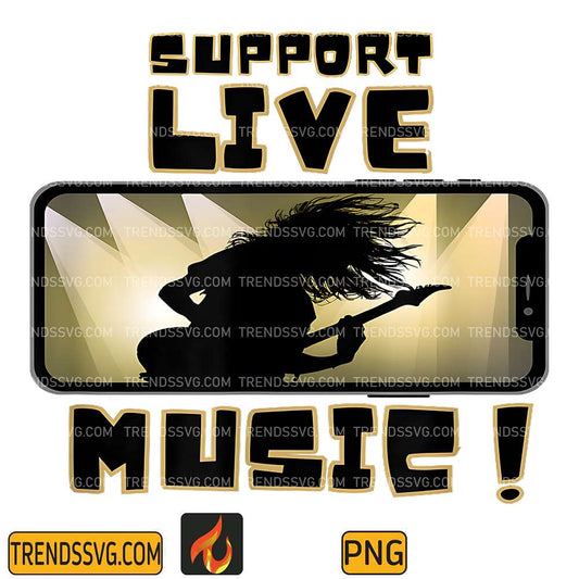 Support-Live-Music-Png