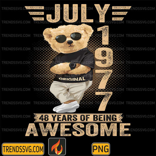 Teddy-Bear-July-1977-48-Years-Of-Being-Awesome-Png