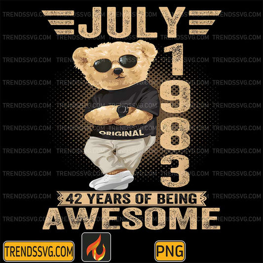 Teddy-Bear-July-1983-42-Years-Of-Being-Awesome-Png