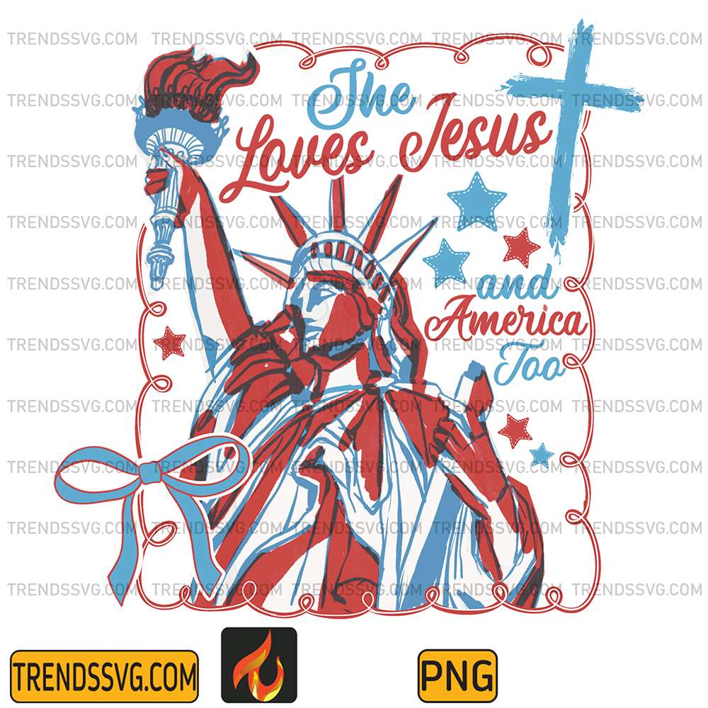 The-Loves-Jesus-And-America-Too-Png
