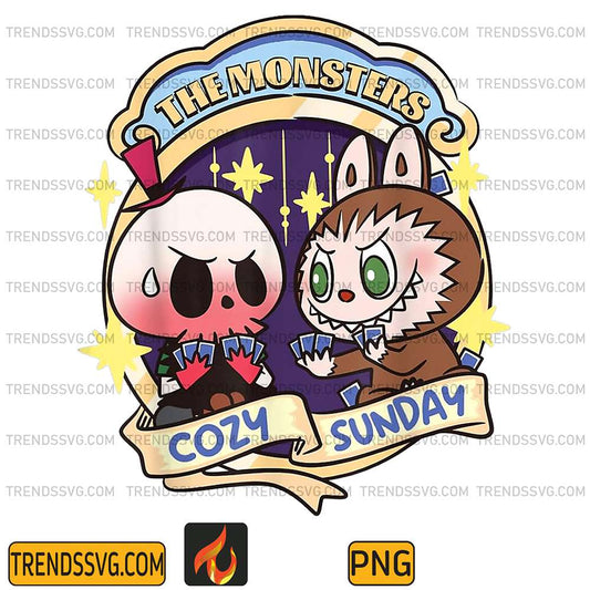 The-Monster-Cozy-Sunday-Labubu-Halloween-Png