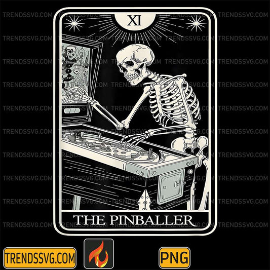 The-Pinballer-Tarot-Card-Skeleton-Png