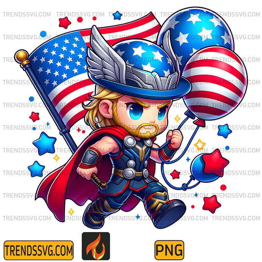 Thor-America-4th-Of-July-Png