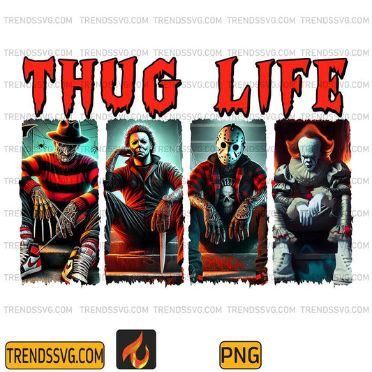 Thug-Life-Horror-Chraracter-Friends-Halloween-Png