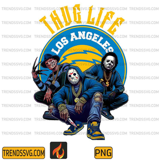 Thug-Life-Los-Angeles-Chargers-Png