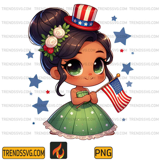 Tiana-America-4th-Of-July-Png