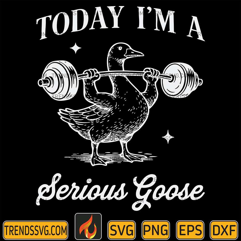 Today-I-m-A-Serious-Goose-Svg