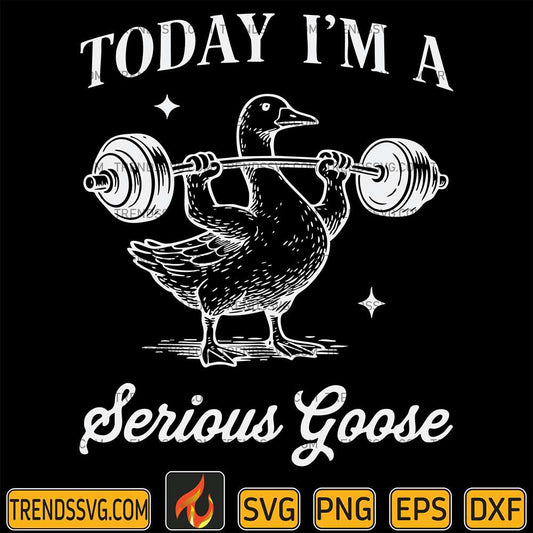 Today-I-m-A-Serious-Goose-Svg