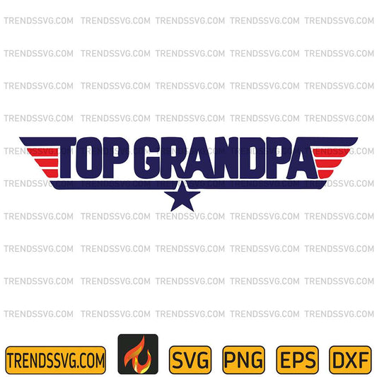 Top-Grandpa-Svg