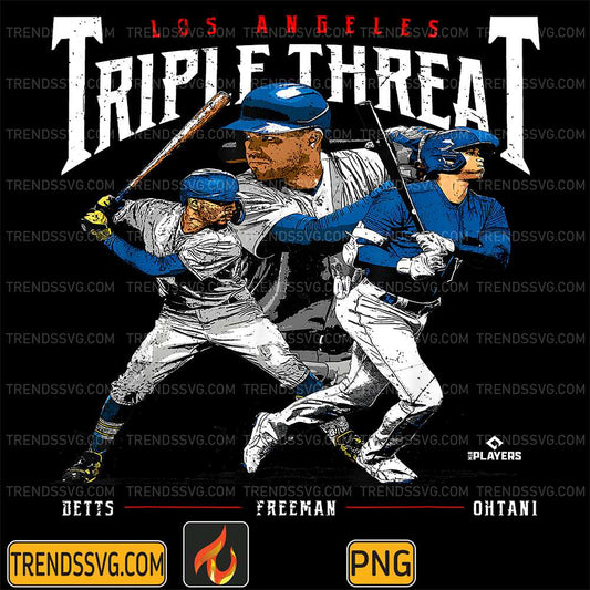 Triple-Threat-Ohtani-Betts-Freeman-Los-Angeles-MLB-Png