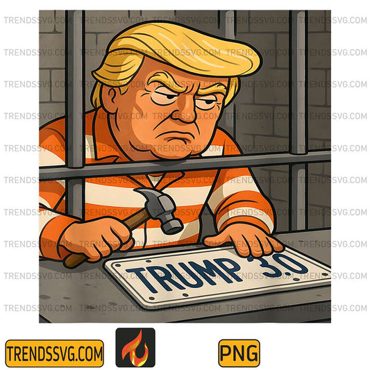 Trump-3-0-License-Plate-Png