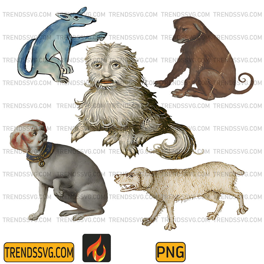 Ugly-Medieval-Dogs-Png