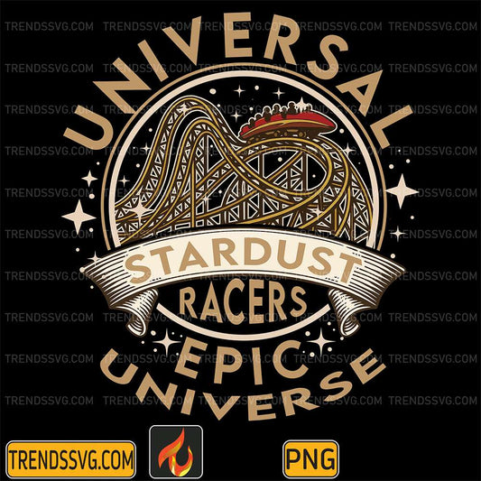 Univewrsal Stardust Racers Epic Universe Png TRENDSSVG