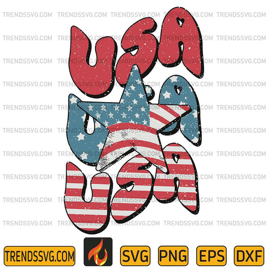 Usa-America-4th-Of-July-Svg