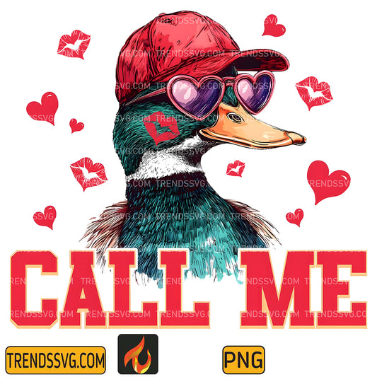ValentineCallMeDuckLoverPng