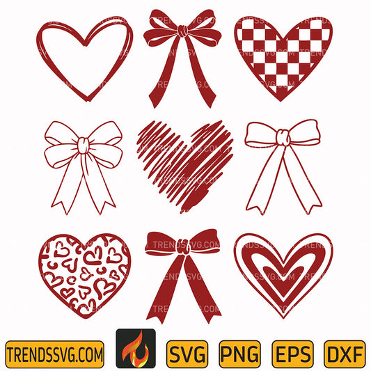 ValentineCoquetteHeartSvg