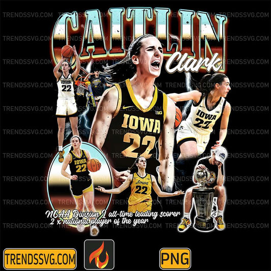 Vintage-90s-Caitlin-Clark-Iowa-Basketball-Png
