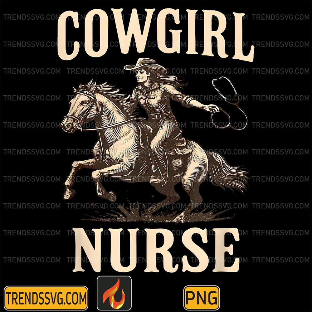Vintage-Cowgirl-Nurse-Western-Rodeo-Nursing-School-Png