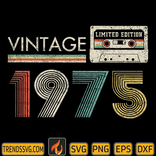 VintageLimitedEdition1975Svg