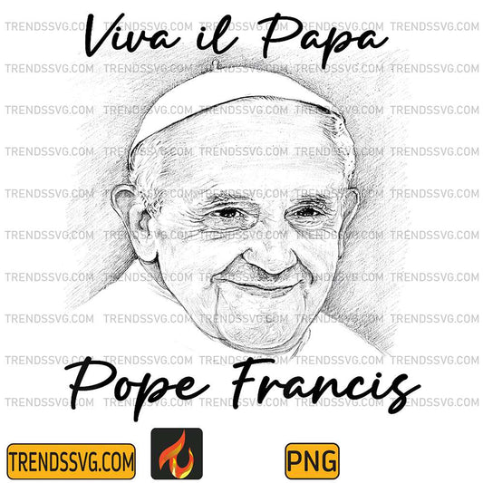 Viva-Il-Papa-Pope-Francis-Png