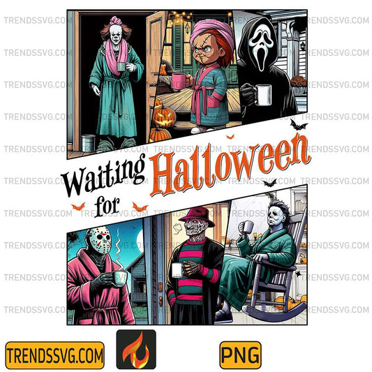 Waiting-For-Halloween-Horror-Characters-Png