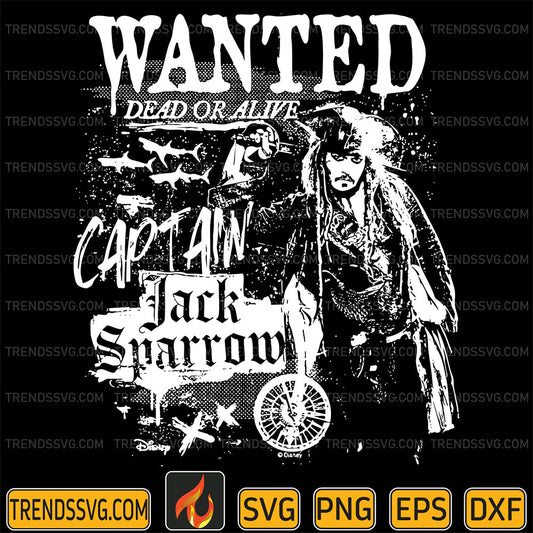 WantedDeadOrAliveCaptainJackSparrowSvg_1