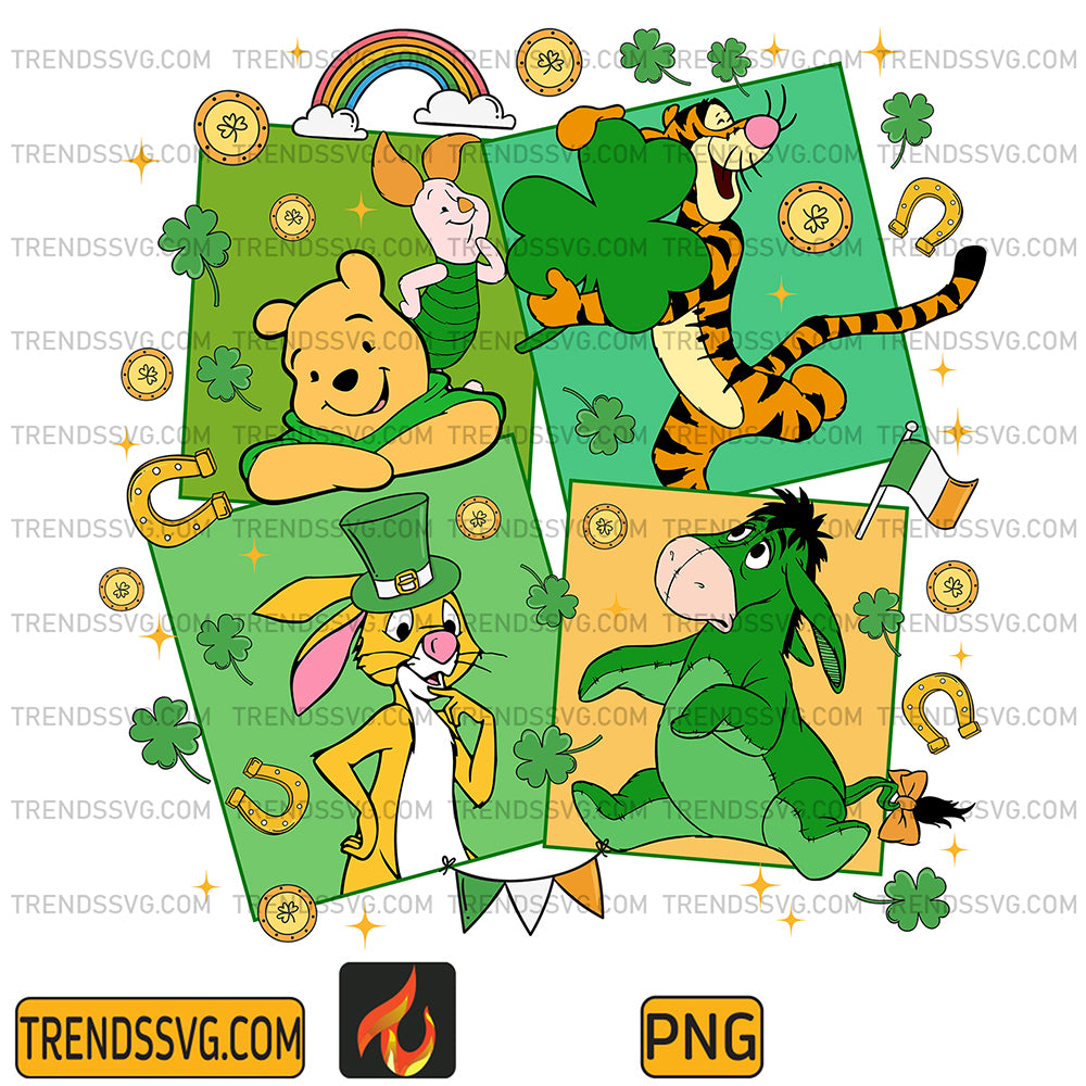 WinnieThePoohHappyStPatrick_sDayPng_4